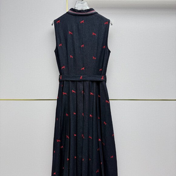 Thom Browne new denim sleeveless dress - Picture 3 of 7